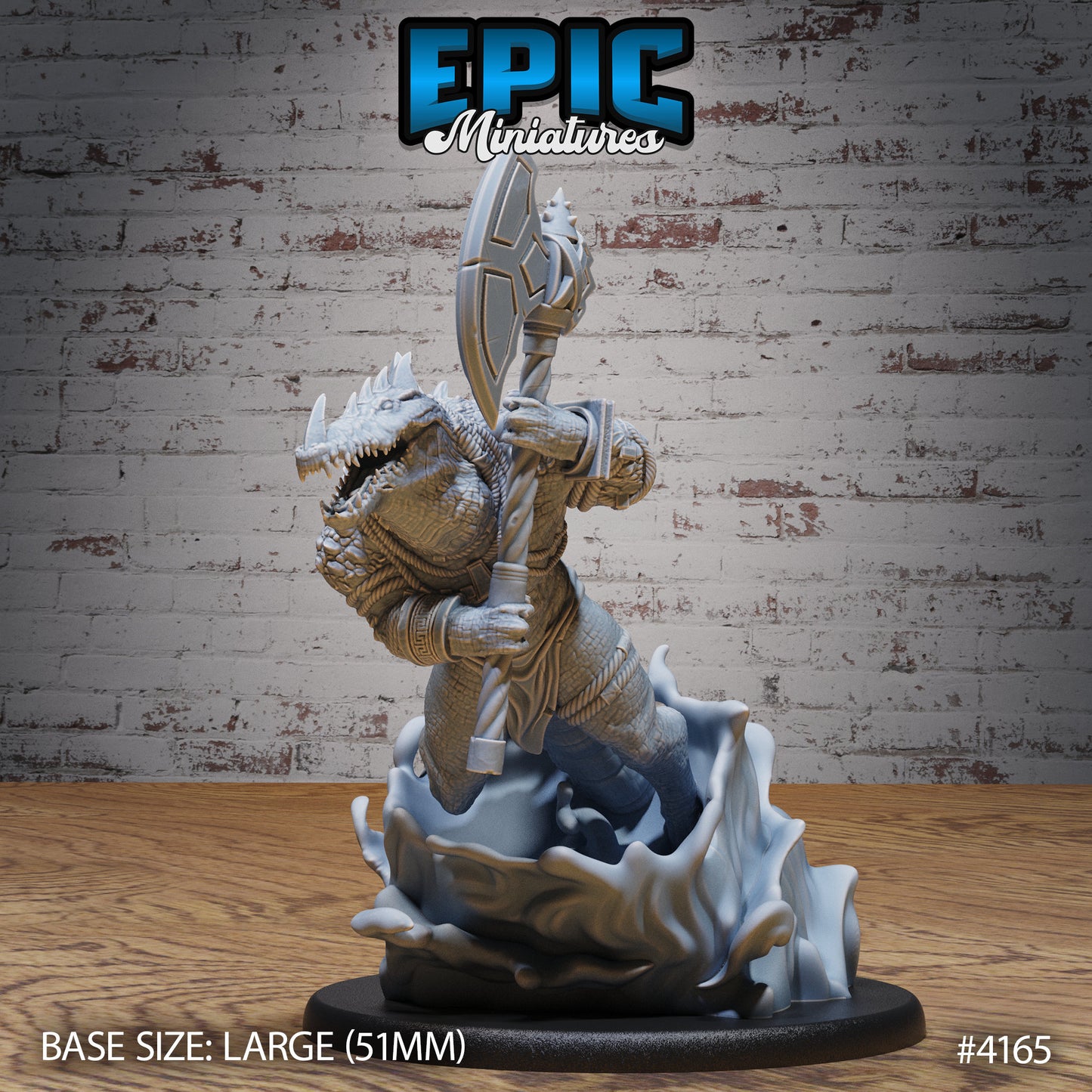 Crocodile Champion (3 Variants Available) - Epic Miniatures