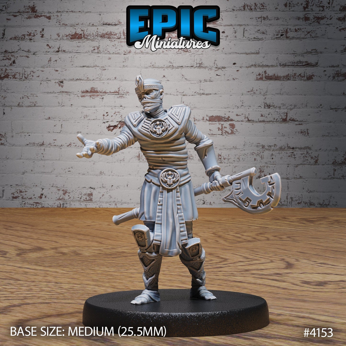 Mummy Warrior, Set 2 (4 Variants Available) - Epic Miniatures