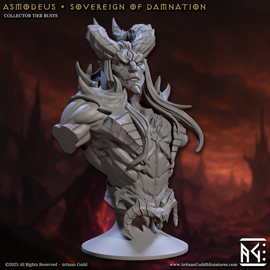 Asmodeus, Sovereign of Damnation Bust - Artisan Guild