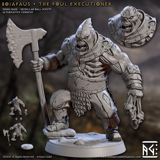 Boiafaus, the Foul Executioner - Zombie Axeman (4 Variants Available) - Artisan Guild