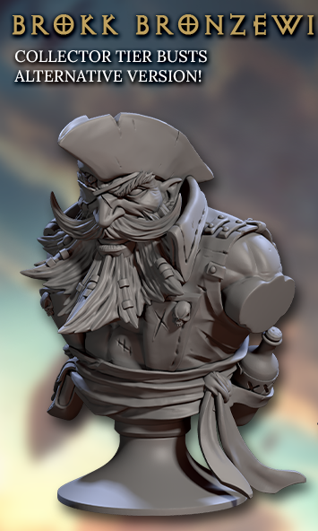 Brokk Bronzebeard Bust (2 Variants Available) - Artisan Guild
