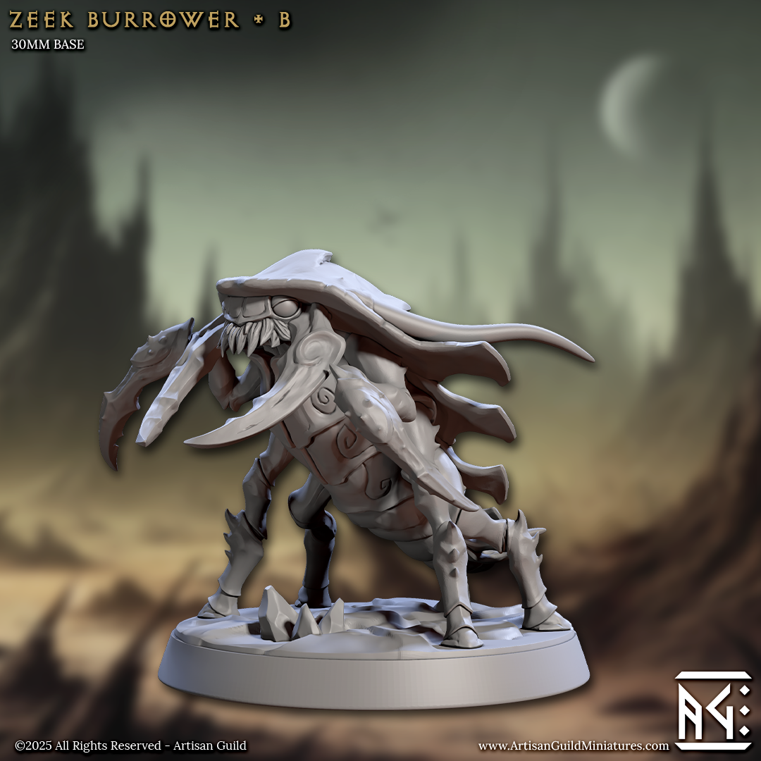 Zeek Burrowers (4 Variants Available) - Artisan Guild
