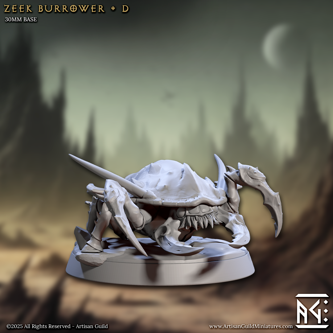 Zeek Burrowers (4 Variants Available) - Artisan Guild