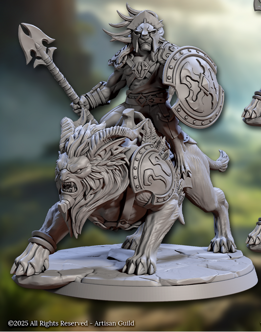 Shesep-Ankh Sphinx Riders, Lionfolk Cavalry - Set 1 (4 Variants Available) - Artisan Guild