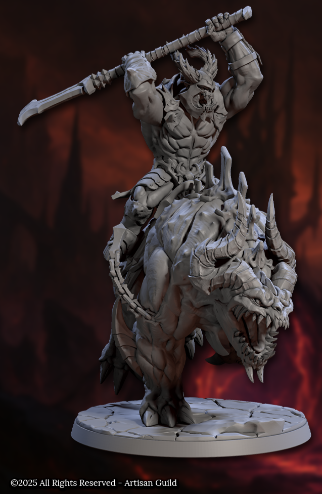 Belzatu, Infernal Warbeasts with Ravager Riders - Set 1 (4 Variants Available) - Artisan Guild