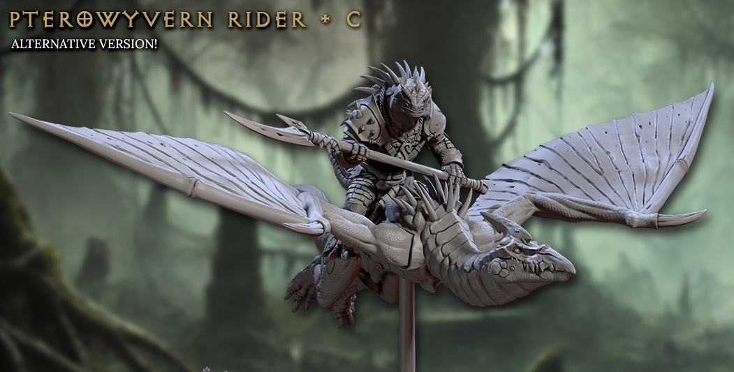 Pterowyvern Riders, Set 1 (4 Variants Available) - Artisan Guild