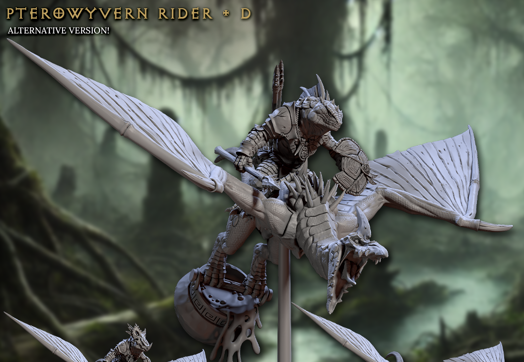 Pterowyvern Riders, Set 1 (4 Variants Available) - Artisan Guild