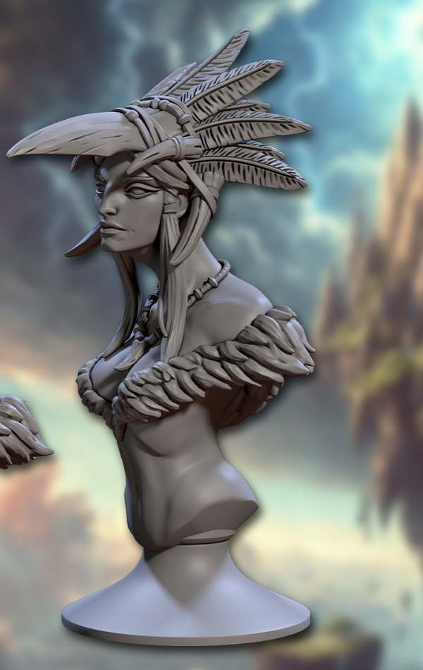 Cliff Harpies Busts (2 Variants Available) - Artisan Guild