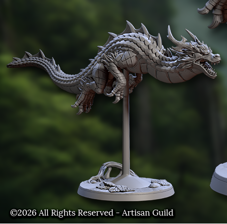 Spiritual Dragons, Asian Wingless Dragons (4 Variants Available) - Artisan Guild