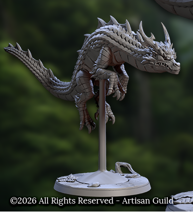 Spiritual Dragons, Asian Wingless Dragons (4 Variants Available) - Artisan Guild