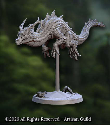Spiritual Dragons, Asian Wingless Dragons (4 Variants Available) - Artisan Guild
