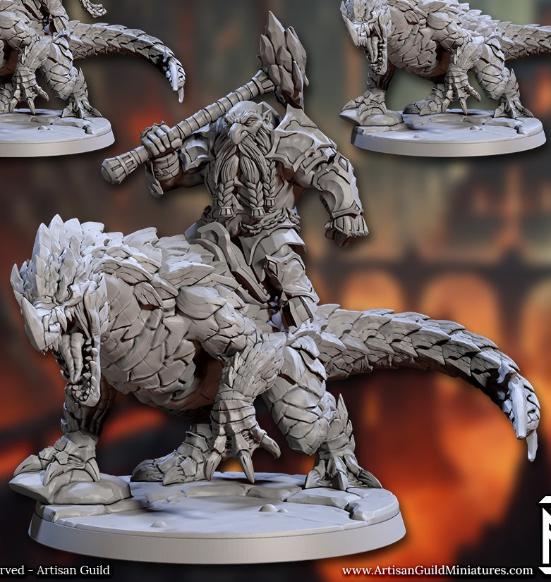 Delani Dragonling Riders, Set 1 (4 Variants Available) - Artisan Guild