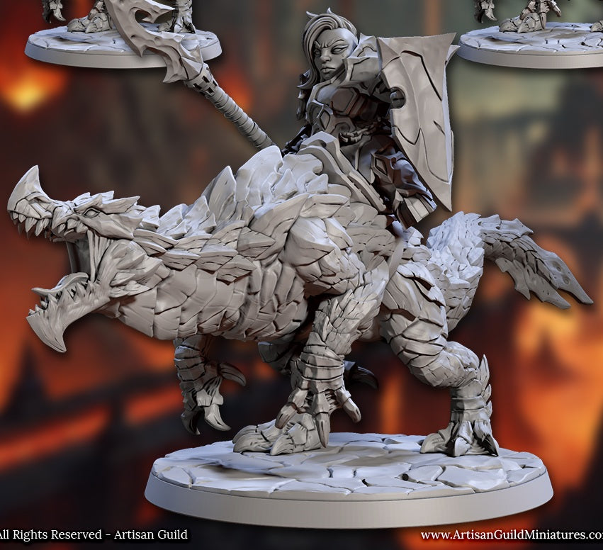 Delani Dragonling Riders, Set 1 (4 Variants Available) - Artisan Guild