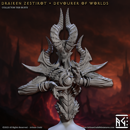 Draiken Zestirot, Destroyer of Worlds Bust - Artisan Guild