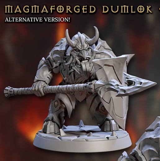 Magmaforged Dumloks, Set 2 (6 Variants Available) - Artisan Guild