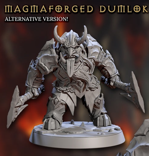 Magmaforged Dumloks, Set 2 (6 Variants Available) - Artisan Guild