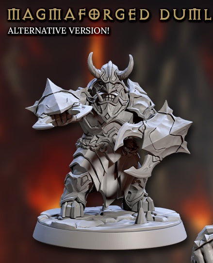 Magmaforged Dumloks, Set 2 (6 Variants Available) - Artisan Guild