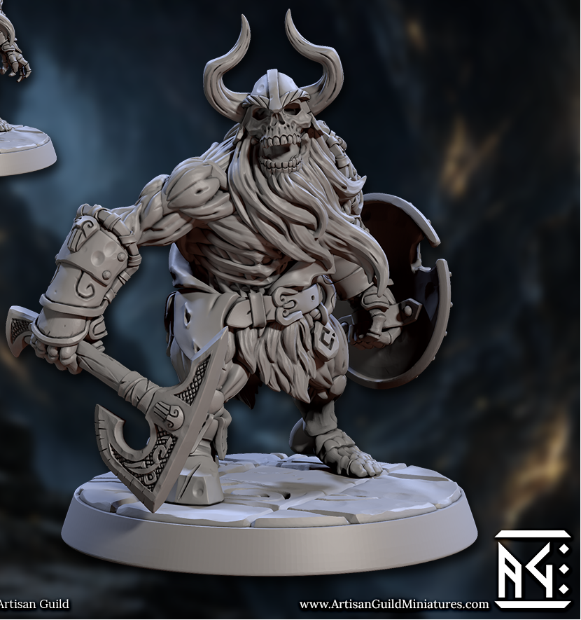 Dwarf Draugr - Helmets, Undead Dwarven Warriors (6 Variants Available) - Artisan Guild
