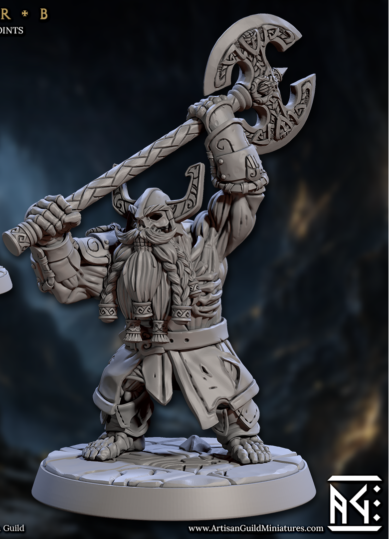 Dwarf Draugr - Helmets, Undead Dwarven Warriors (6 Variants Available) - Artisan Guild