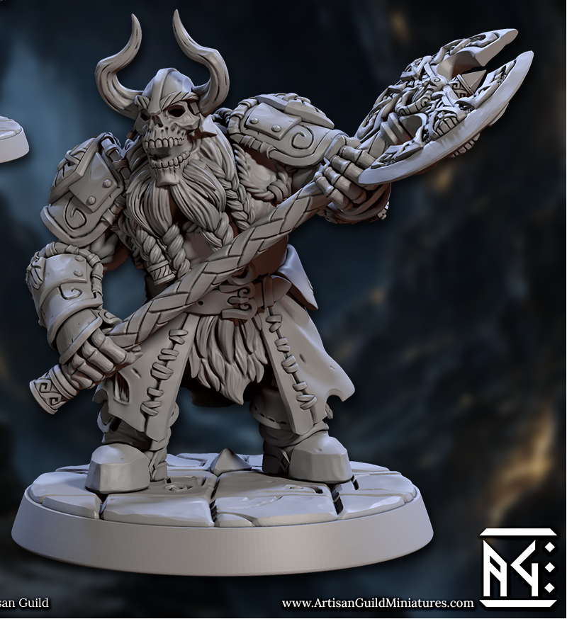 Dwarf Draugr - Helmets, Undead Dwarven Warriors (6 Variants Available) - Artisan Guild