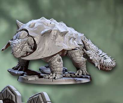 Falgor Bastion Wyvern, Giant Armoured Lizard (2 Variants Available) - Artisan Guild