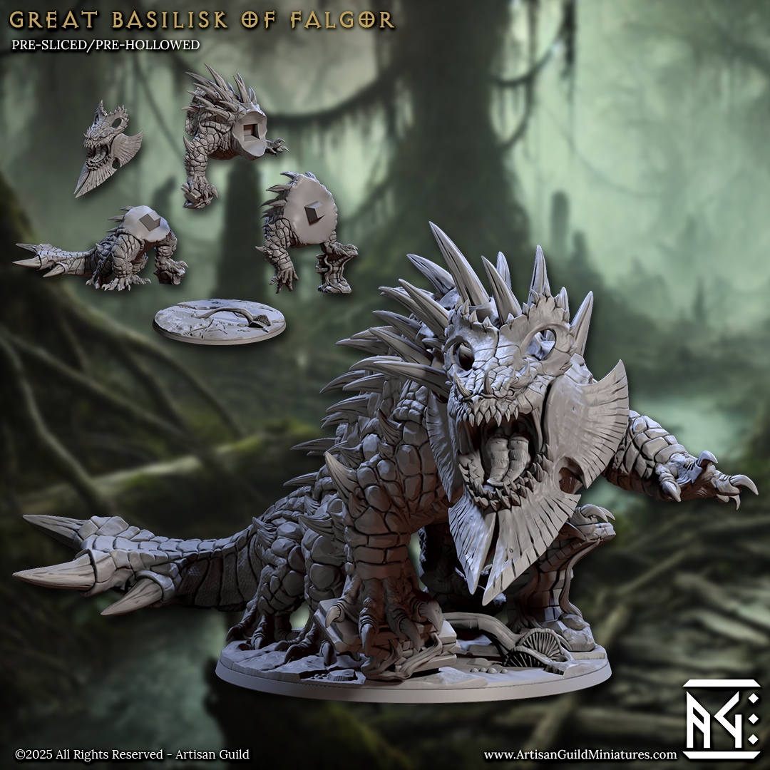 Great Basilisk of Falgor (2 Variants Available) - Artisan Guild