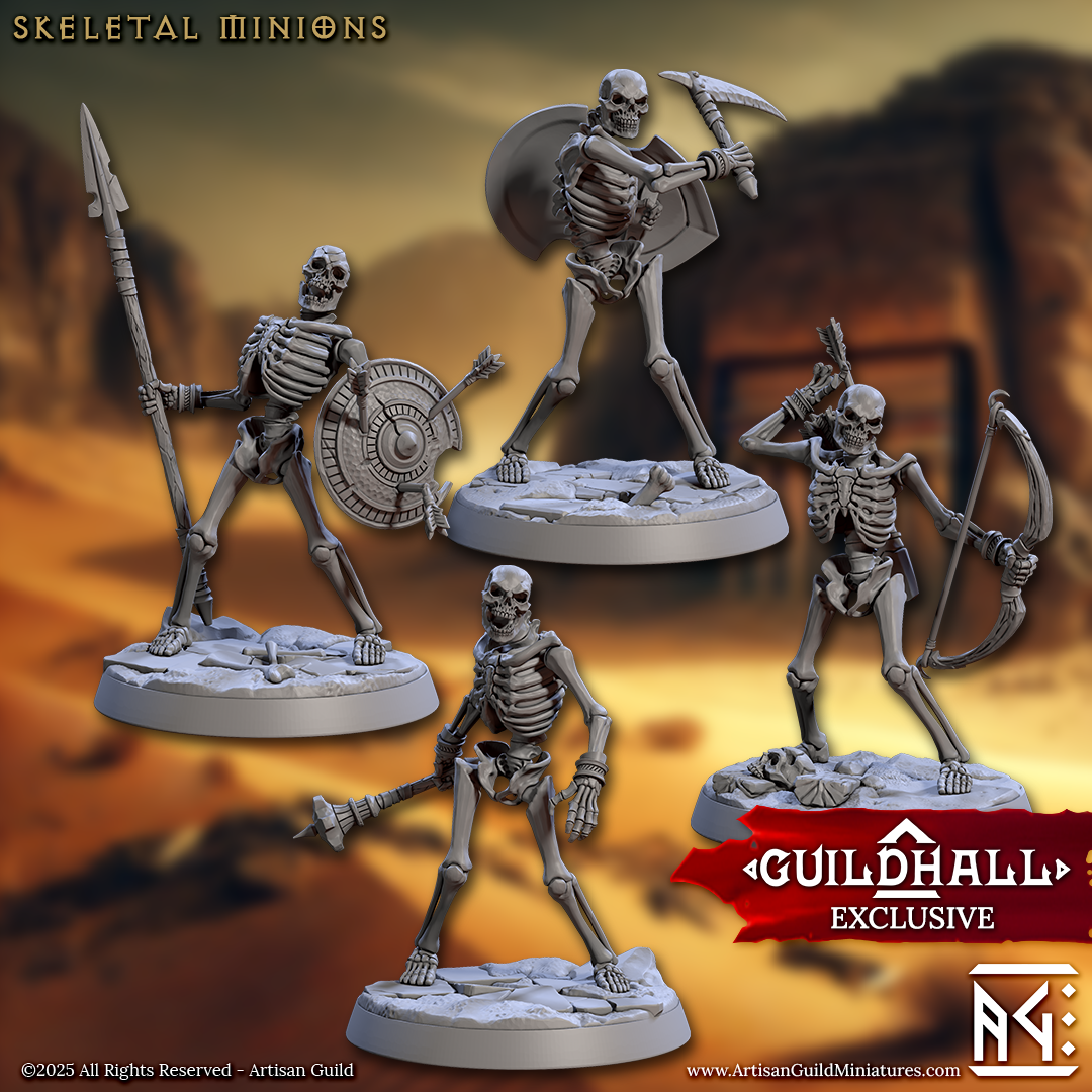 Skeletal Minions (4 Variants Available) - Artisan Guild