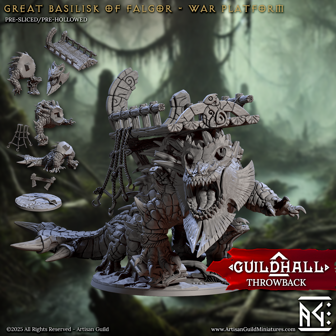 Great Basilisk of Falgor (2 Variants Available) - Artisan Guild