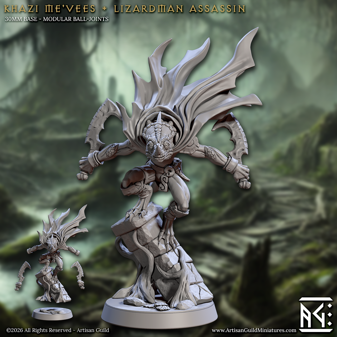 Falgor Lizardling Heroes (3 Variants Available) - Artisan Guild