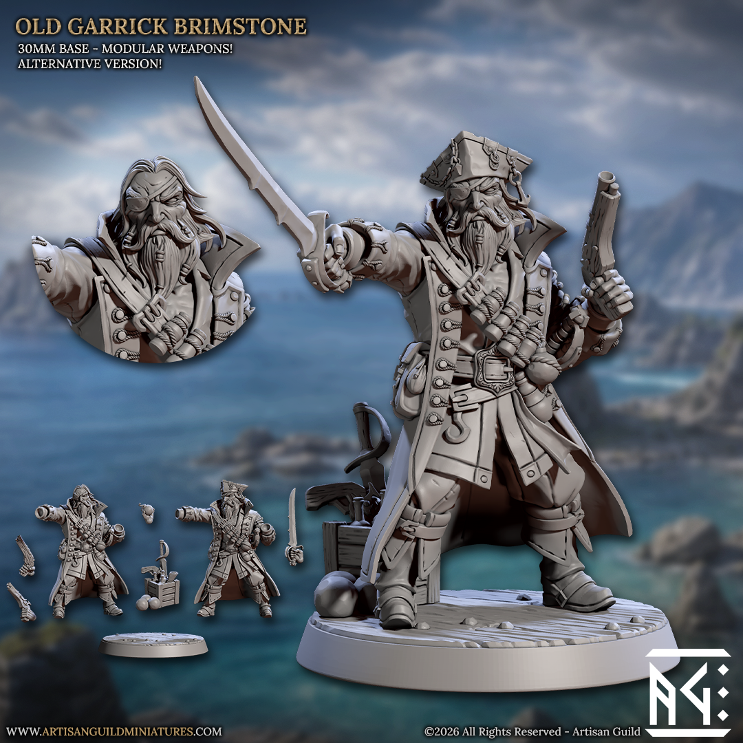 Coast Reavers, Pirate Heroes (4 Variants Available) - Artisan Guild