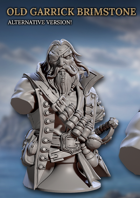 Coast Reaver Busts - Pirate Statuettes (7 Variants Available) - Artisan Guild