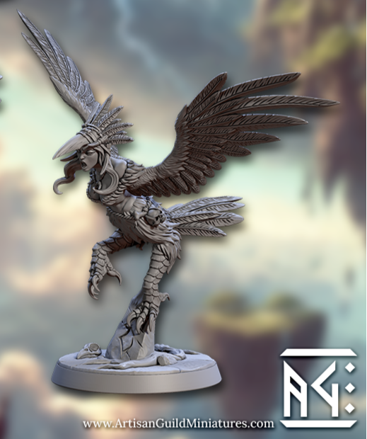 Cliff Harpies, Set B (6 Variants Available) - Artisan Guild (Copy)