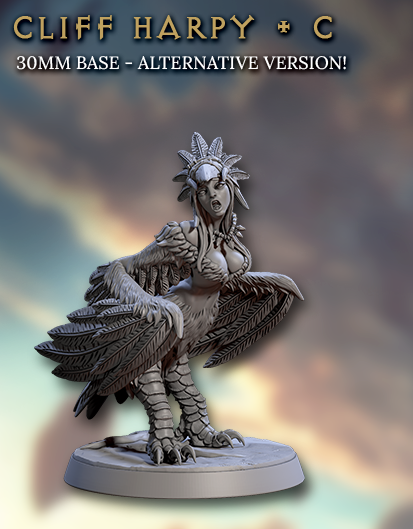 Cliff Harpies, Set B (6 Variants Available) - Artisan Guild (Copy)
