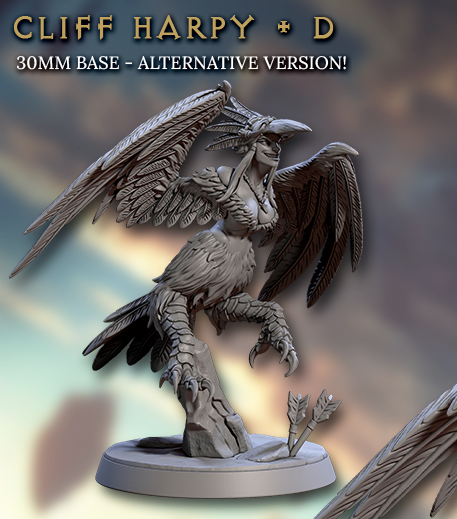 Cliff Harpies, Set B (6 Variants Available) - Artisan Guild (Copy)