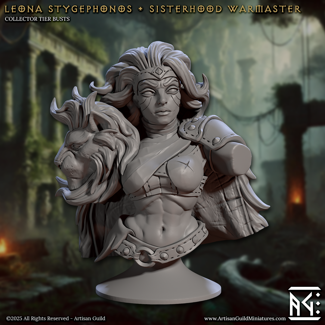 Leona Stygephonos Bust - Artisan Guild