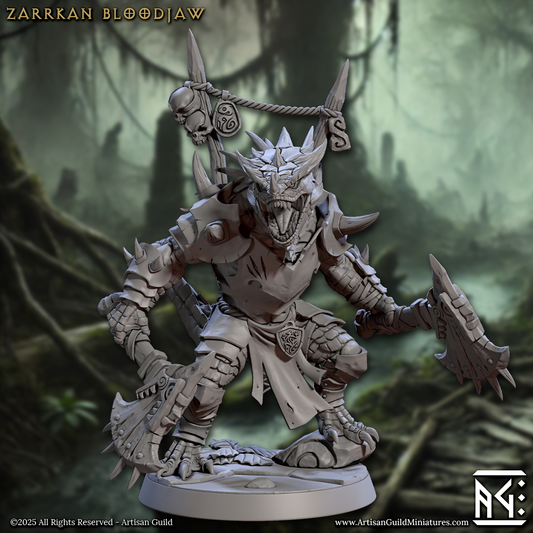 Zarrkan Bloodjaw, Lizardfolk Champion - Artisan Guild