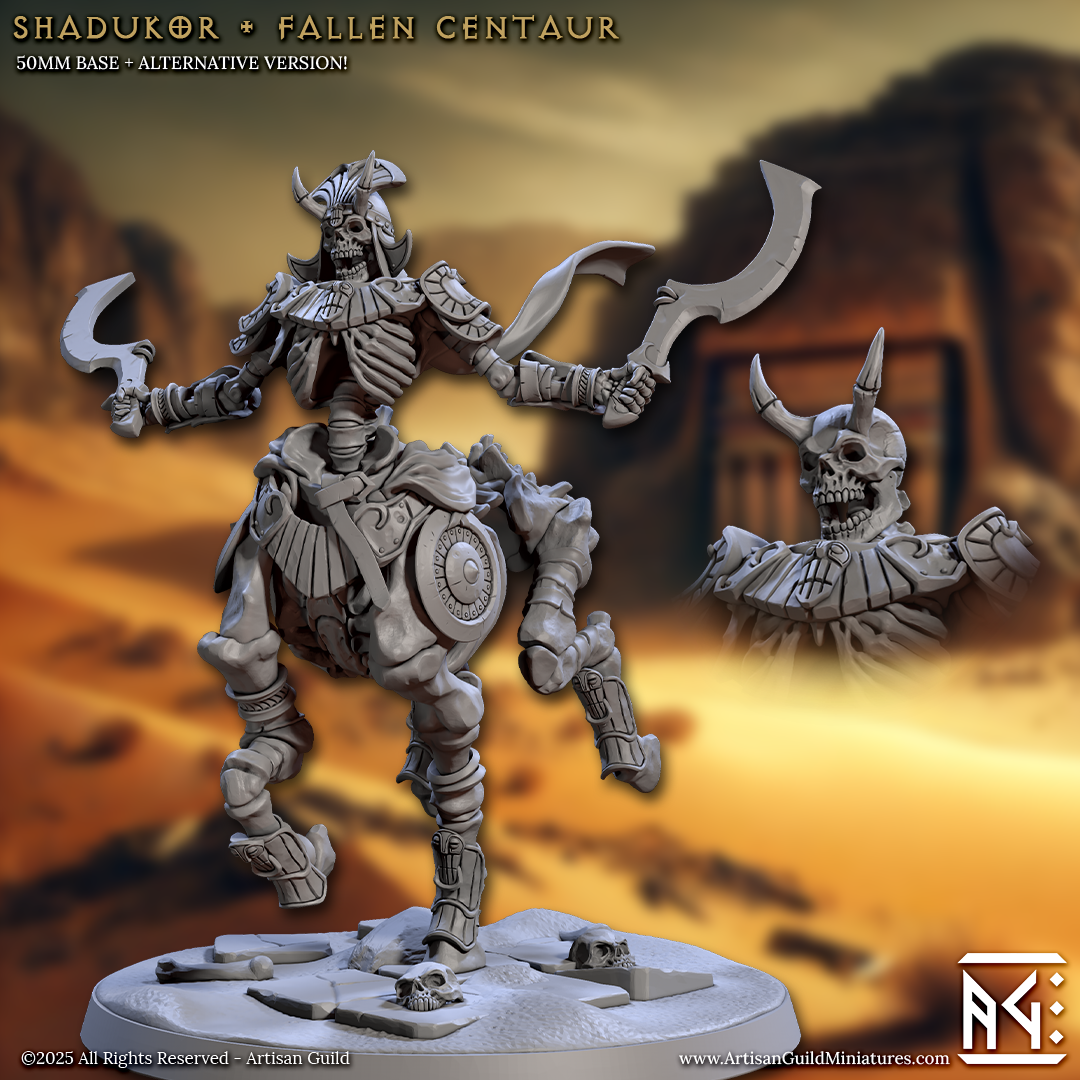 Shadkor, Fallen Centaur (2 Variants Available) - Artisan Guild