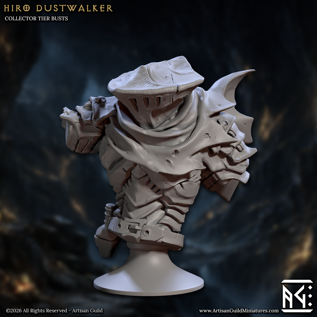 Hiro Dustwalker, Scourgeland Survivor Bust - Artisan Guild