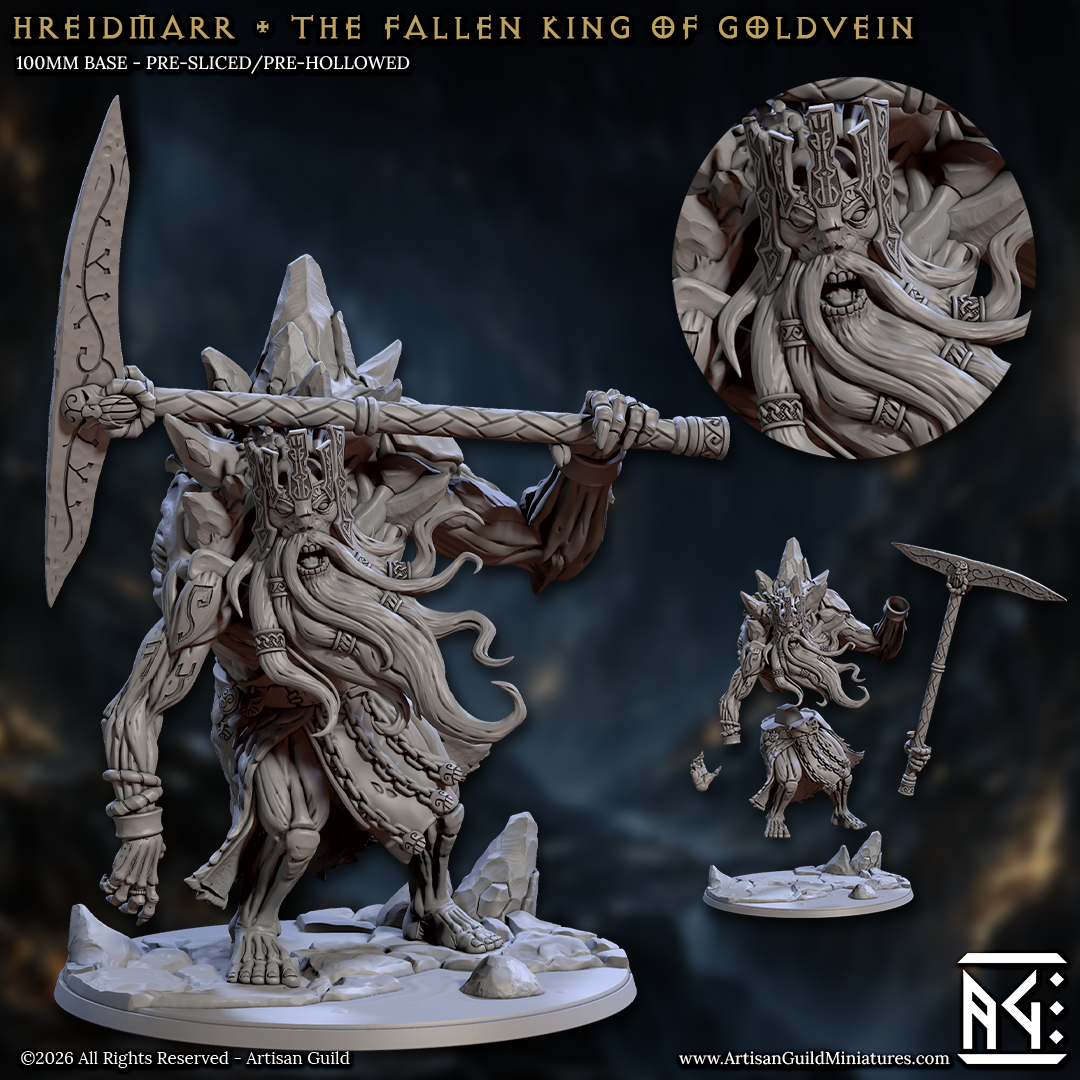 Dwarf Draugr Leaders - Undead Dwarven Bosses (4 Variants Available) - Artisan Guild