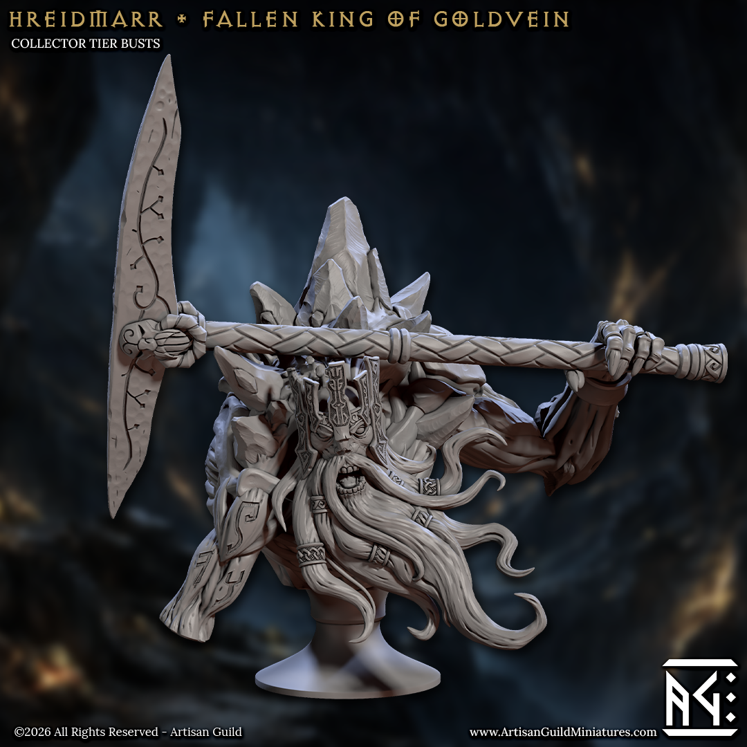 Draugr - Undead Dwarves, Busts (7 Variants Available) - Artisan Guild