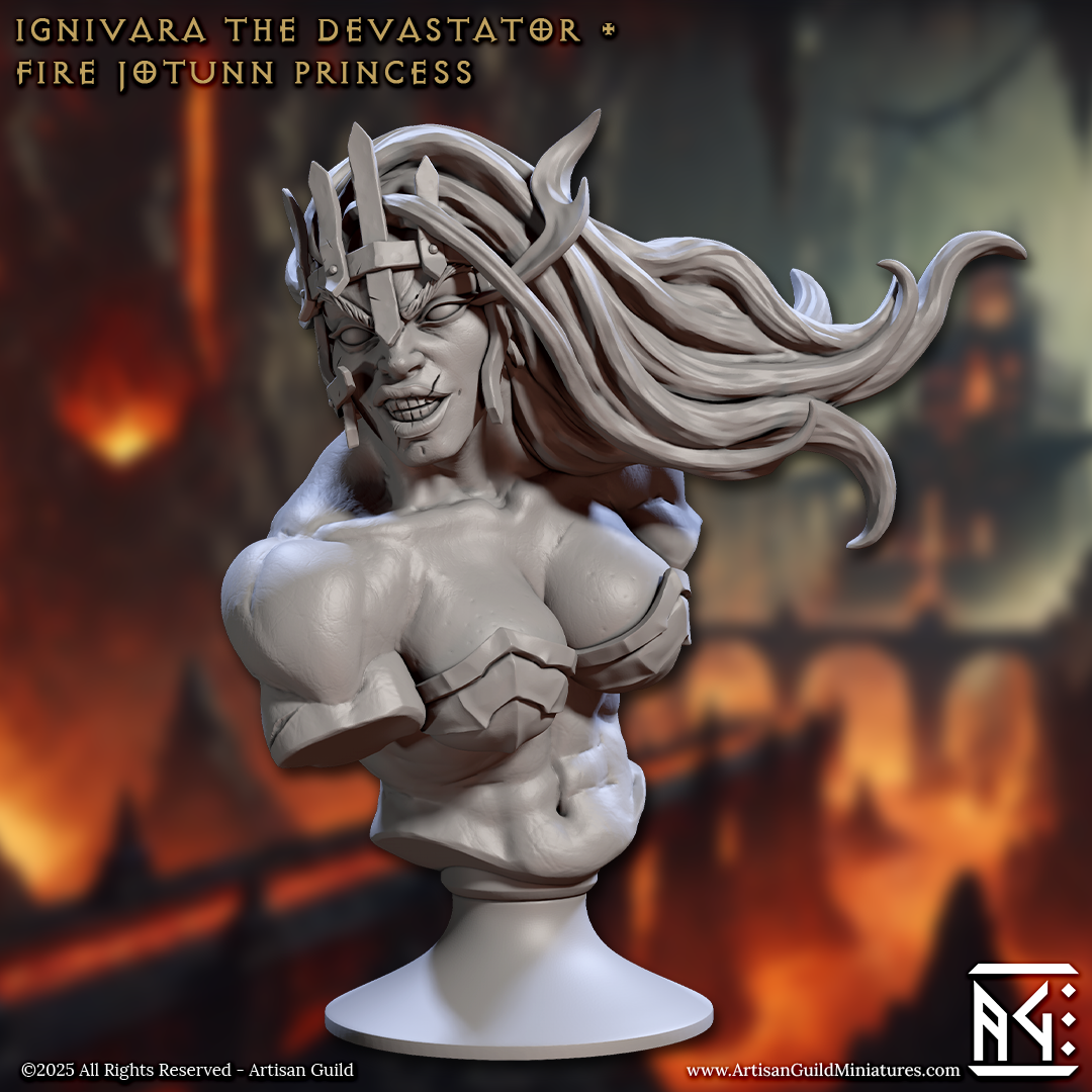 Ignivara the Devastator, Bust - Artisan Guild
