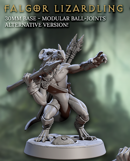 Falgor Lizardlings, Skink Warriors - Helmets (6 Variants Available) - Artisan Guild