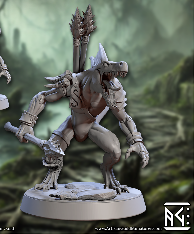 Falgor Lizardlings, Skink Warriors (6 Variants Available) - Artisan Guild