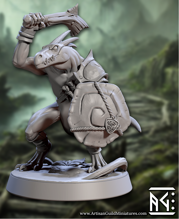 Falgor Lizardlings, Skink Warriors (6 Variants Available) - Artisan Guild