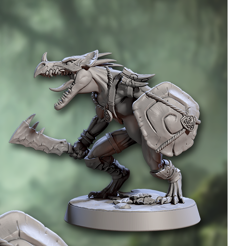 Falgor Lizardlings, Skink Warriors - Helmets (6 Variants Available) - Artisan Guild