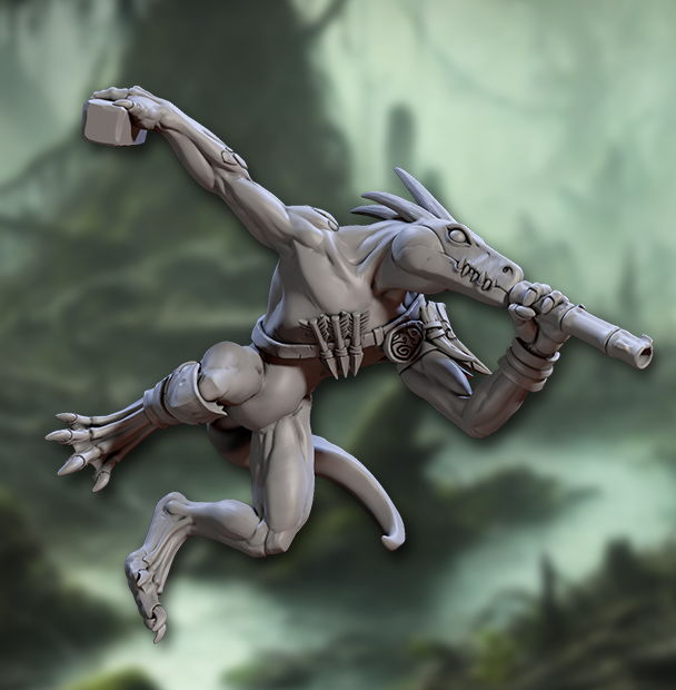 Falgor Lizardlings, Hanging (2 Variants Available) - Artisan Guild