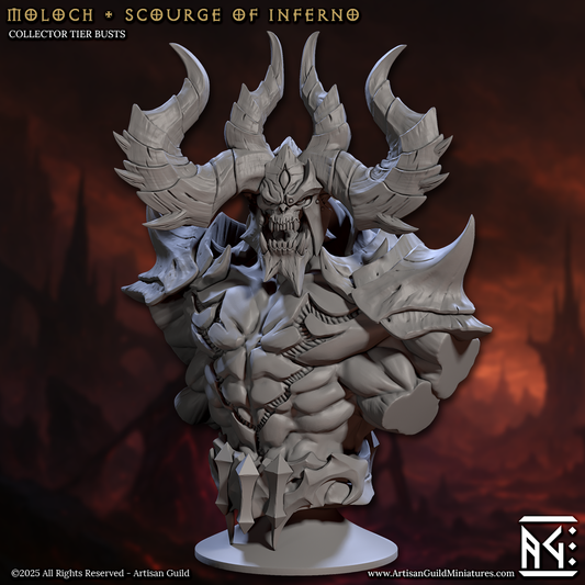 Moloch, Scourge of Inferno Bust - Artisan Guild