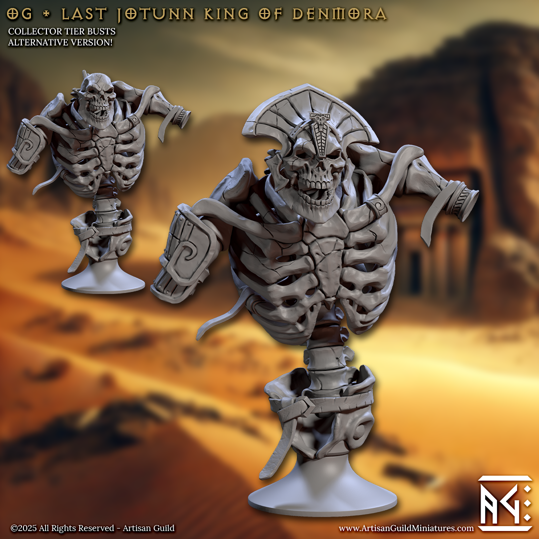 Og, Last Jotunn King of Denmora, Bust (2 Variants Available) - Artisan Guild