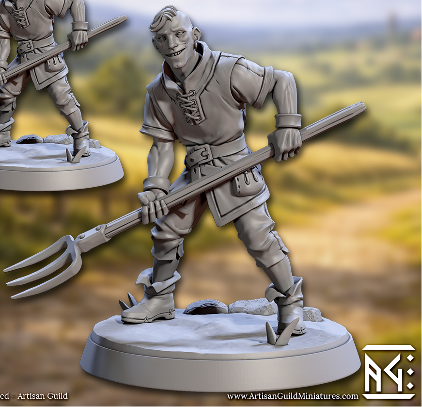Townsfolk Peasants (6 Variants Available) - Artisan Guild