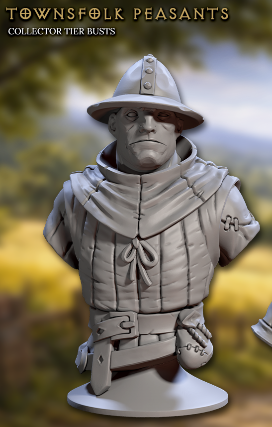 Townsfolk, Busts (3 Variants Available) - Artisan Guild